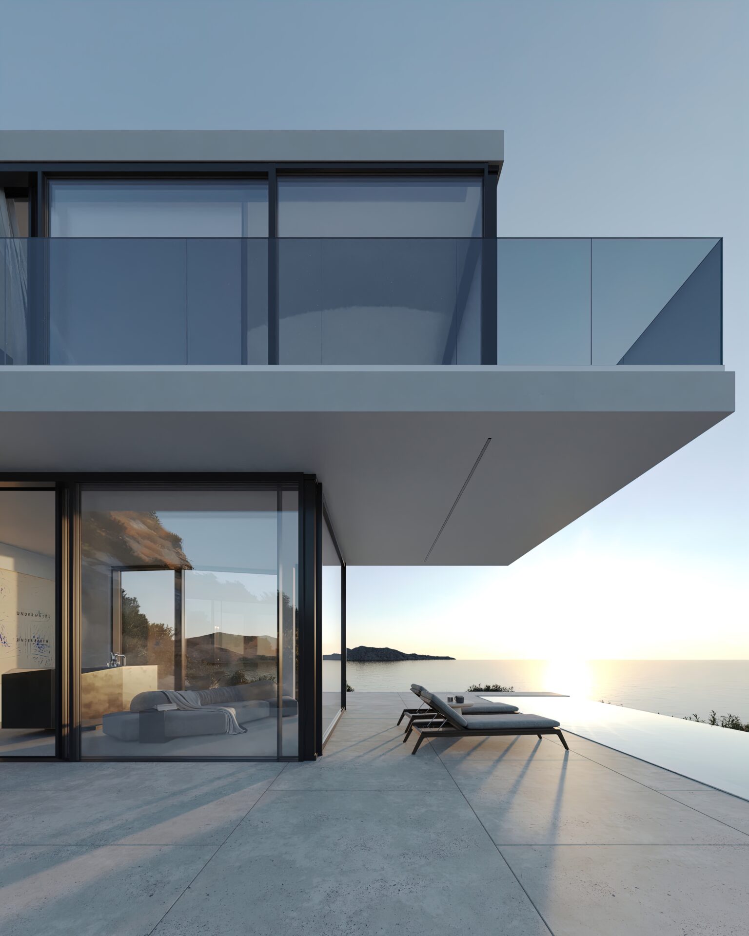Cote d'Azur Villa вид на фасадную группу