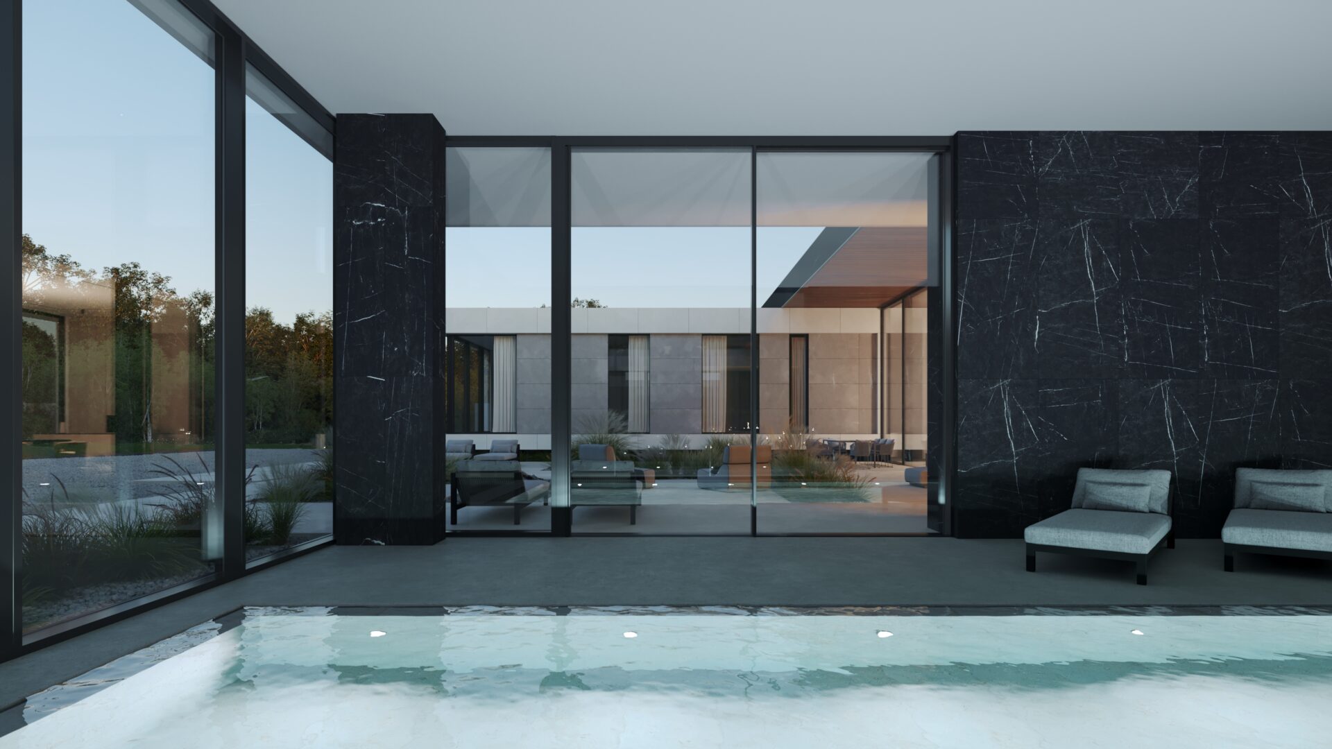 Villa Dream вид из бассейна