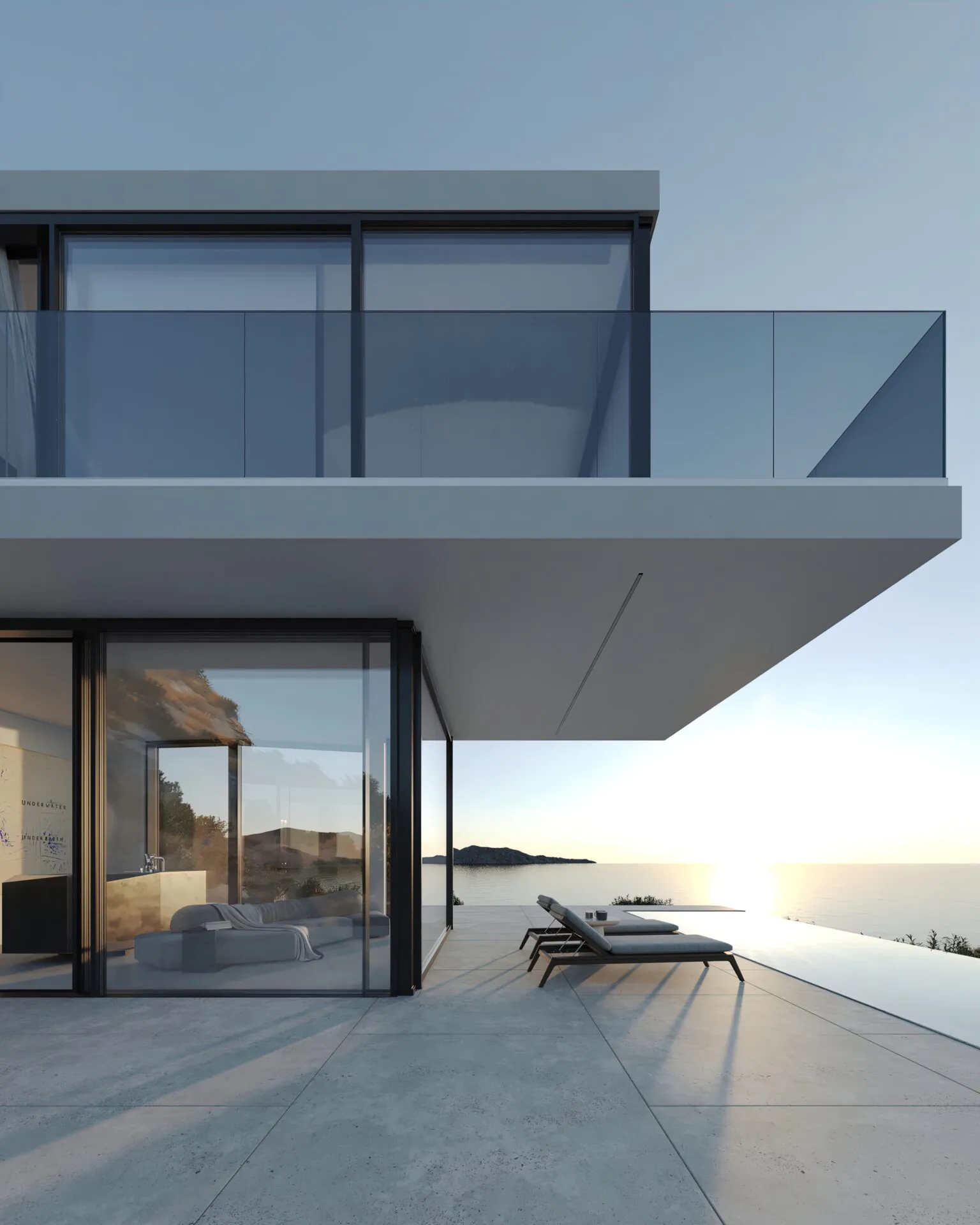 Cote d'Azur Villa вид на фасадную группу
