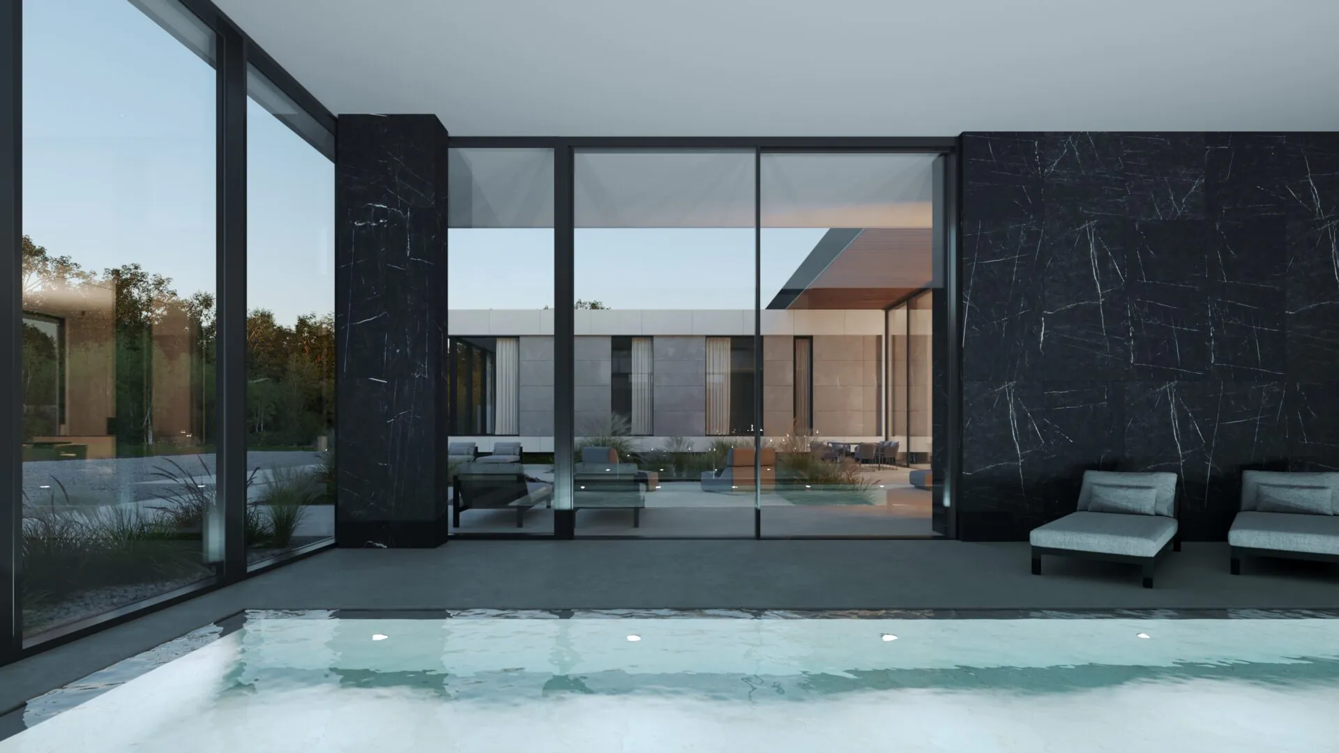 Villa Dream вид из бассейна