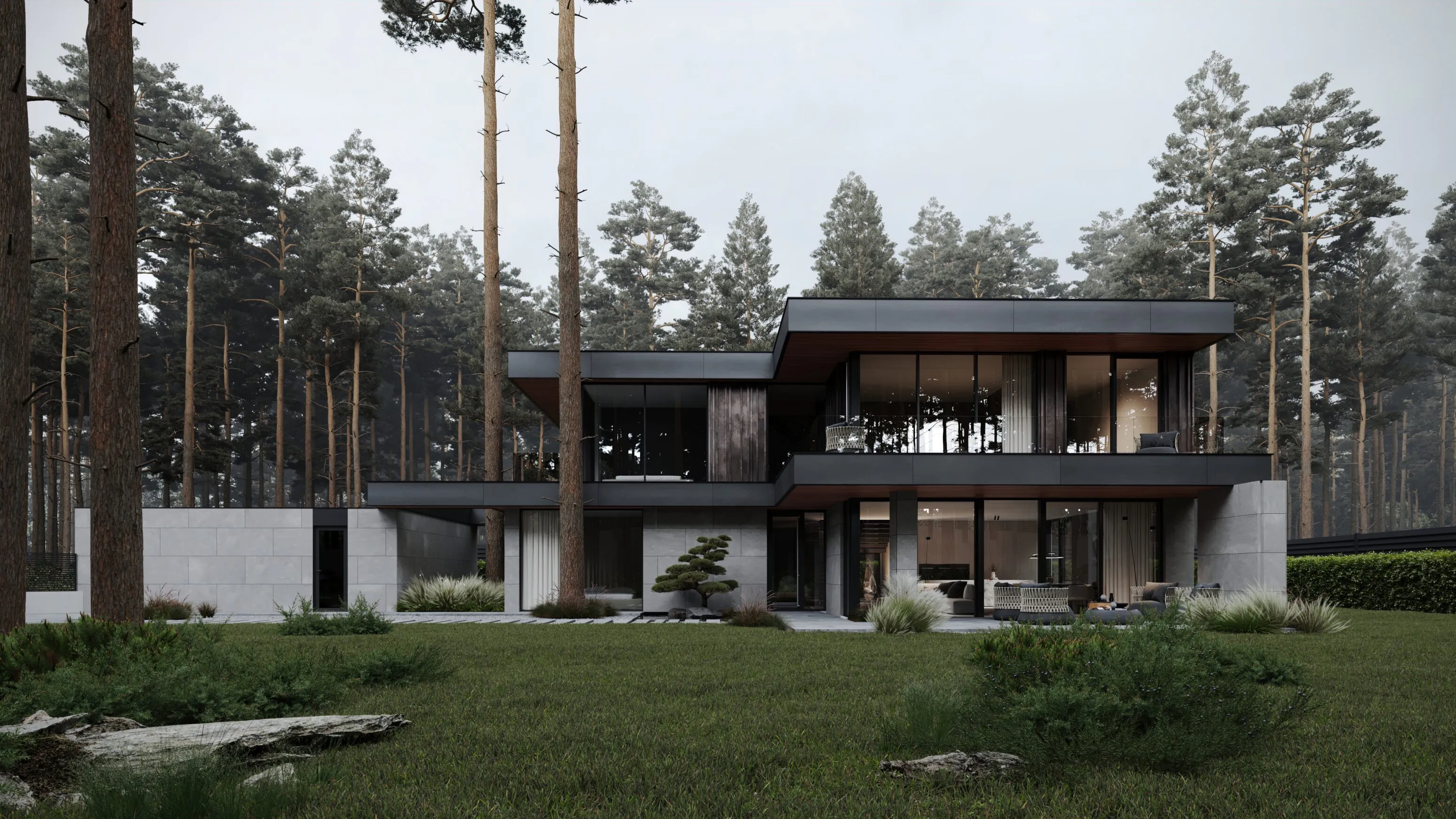 Villa Pine главный вид на фасад